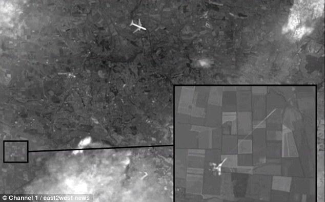 俄媒播放卫星图像 证明马航MH17被歼击机击落