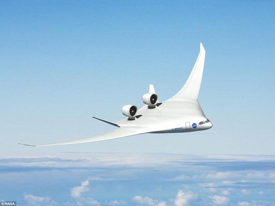 NASA公布超音速概念机效果图 酷似科幻片