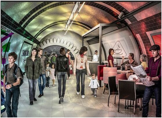 英一设计公司拟让伦敦荒废地铁线变“时尚街”