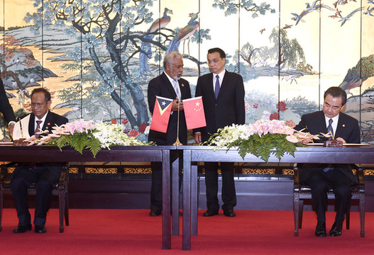 李克强晤东帝汶总理 强调相互尊重基础上谋发展