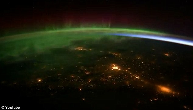 NASA公布国际空间站拍摄北极光视频