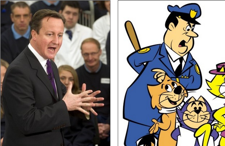 爆笑！ 英国政坛高官与卡通明星“撞脸”
