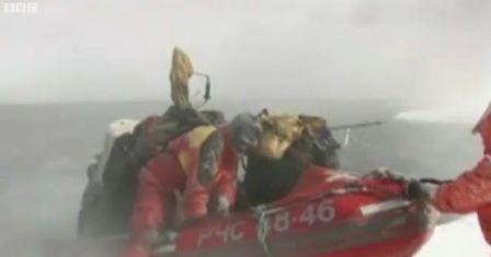 俄600多名钓鱼爱好者被困浮冰 6小时后全部获救