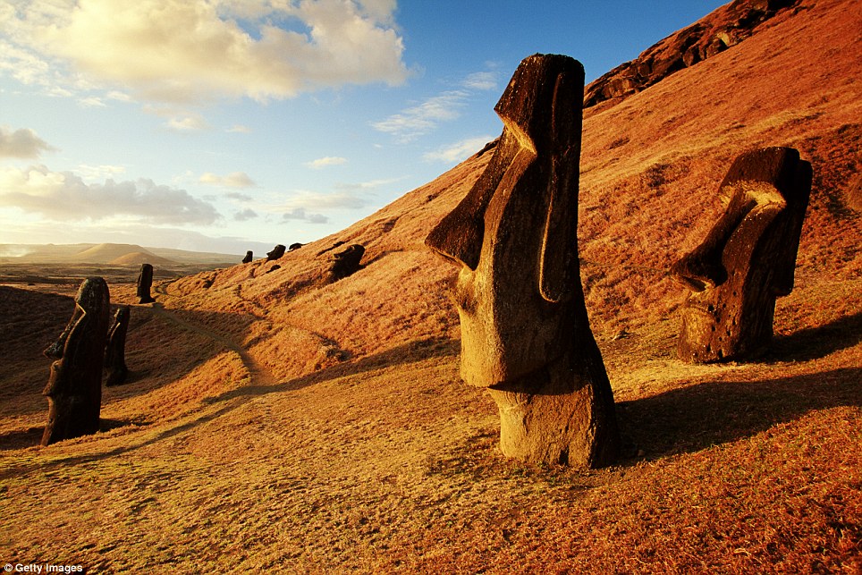 美国学者证实复活节岛巨大石像能“直立行走”