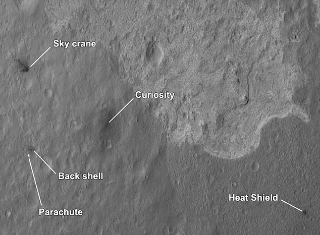 “好奇”号传回首张火星地表3D照片 清晰展现盖尔陨坑地貌