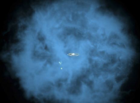 银河系周围发现巨大热气晕 或有助揭开“失踪”重子之谜
