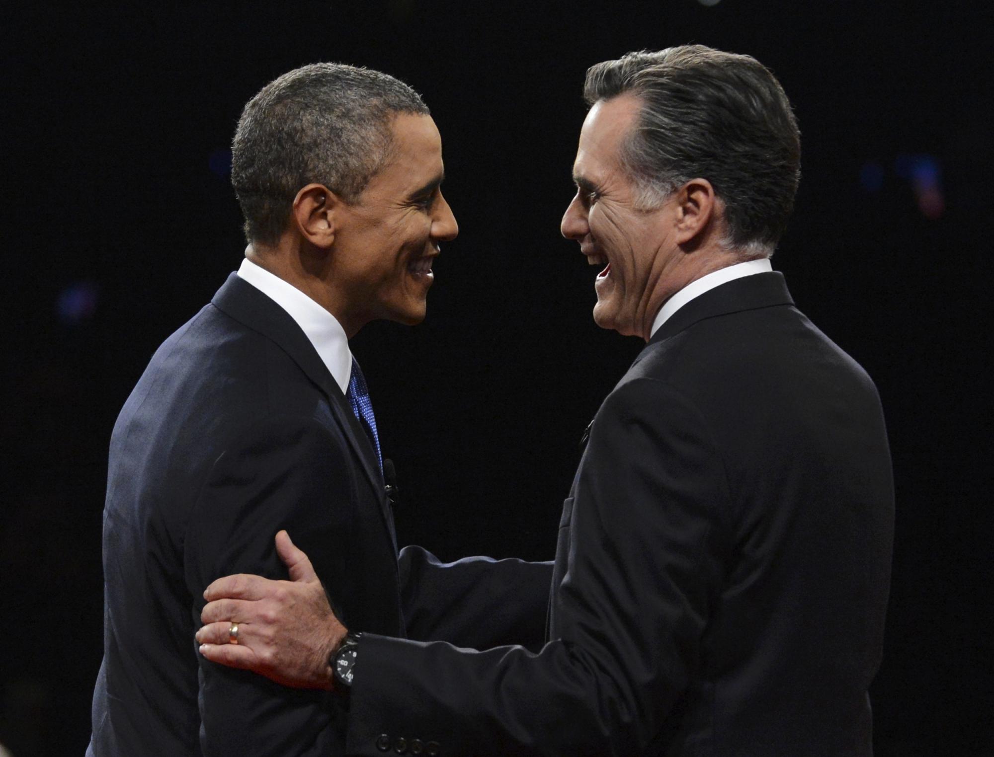 美国总统大选首场辩论罗姆尼胜出 重燃入主白宫希望