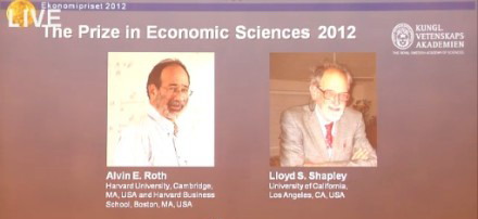 诺贝尔经济学奖由美国两教授分享 5年内得主几乎都出自美国