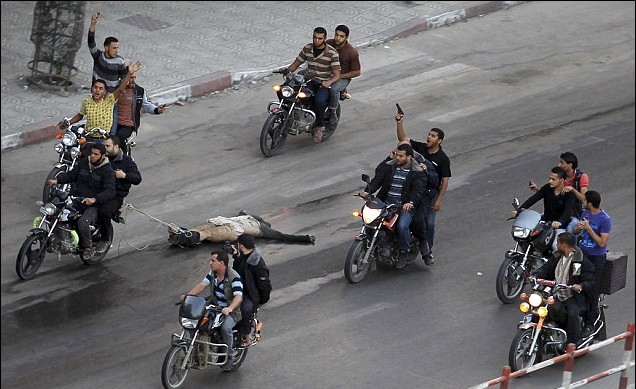 以色列“间谍”被拖尸游街 3名巴勒斯坦记者遭定点清除