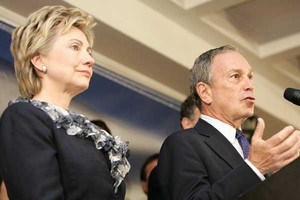 布隆伯格鼓励希拉里竞选纽约市长 遭到拒绝