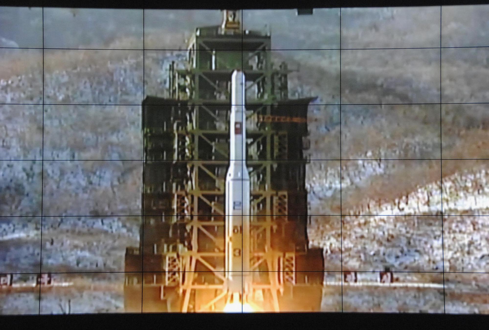 朝鲜公布卫星入轨过程录像 美日提前共享情报韩国不知情
