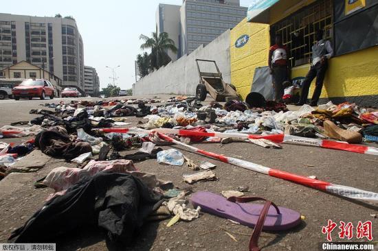 科特迪瓦踩踏事件死亡人数升至61人 全国哀悼3天