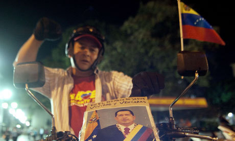 委内瑞拉总统查韦斯无法宣誓就职 反对派强烈抗议