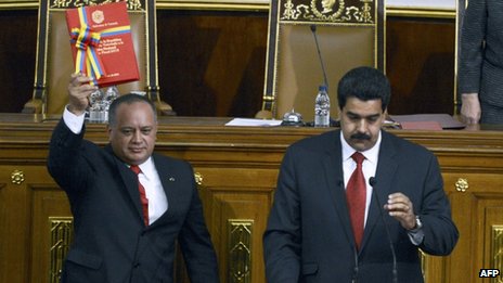 委副总统代替查韦斯发表国情咨文 反对派指责其违宪