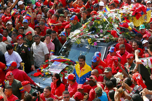 查韦斯悼念仪式正式开始 多国领导人将出席葬礼