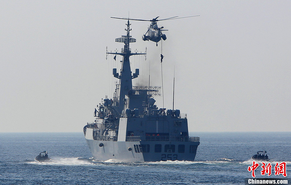 高清：全程直击“和平－13”多国海上联合军演