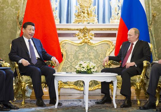 习近平同普京举行会谈:中俄两国政治关系成熟牢固