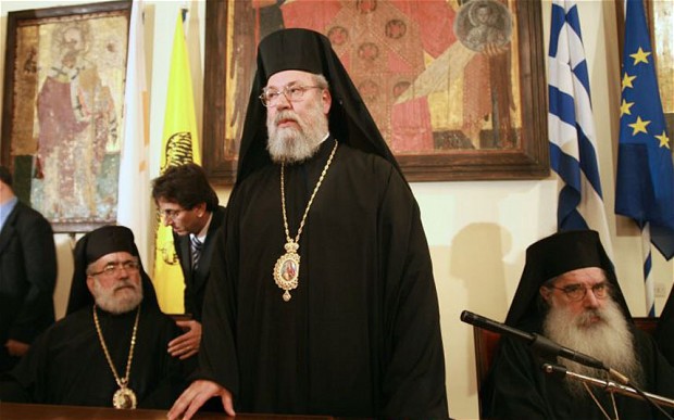 塞浦路斯东正教会领袖呼吁财政部长辞职