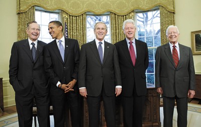 小布什“总统中心”将揭幕 5位美总统4年后再聚首