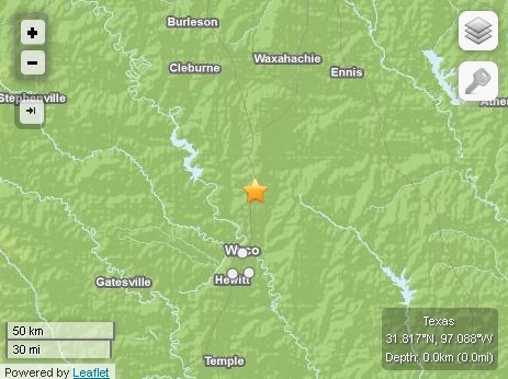 美地质勘探局称得州化肥厂爆炸引发2.1级地震
