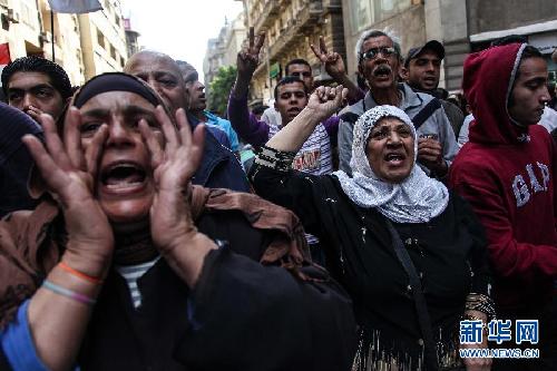 埃及穆兄会支持者与反对者爆发冲突致60人受伤