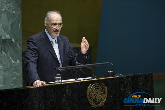 联合国大会通过叙利亚问题决议 中俄等国投反对票
