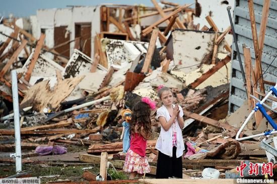 美国龙卷风灾难死亡人数调至24人 包括7名儿童