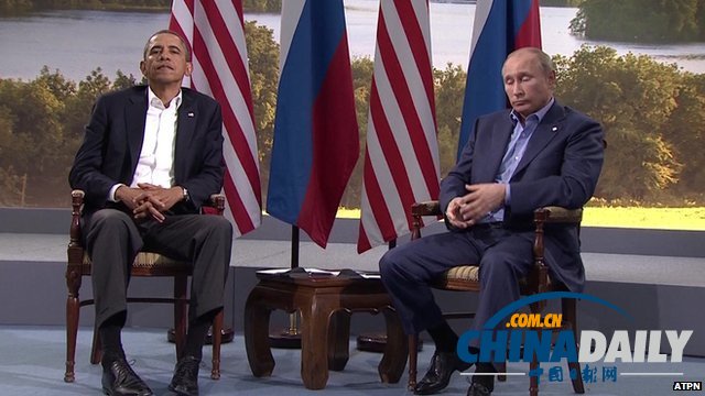 俄美G8峰会探讨叙利亚 与会领导人敞领卷袖“轻装上阵”