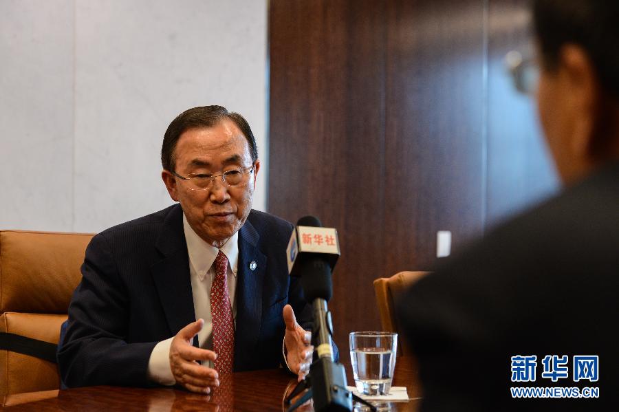 “我十分期待与中国新领导人会晤”——访联合国秘书长潘基文