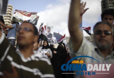 埃及总统发表讲话为己辩护 称愿与反对派对话