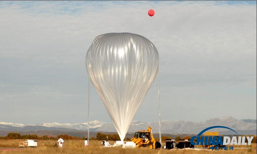 组图：西班牙公司拟推乘热气球游太空服务 只需2.5万英镑