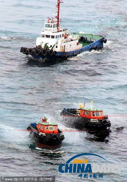 泰国发生漏油事故 50至70吨原油流进海洋（组图）