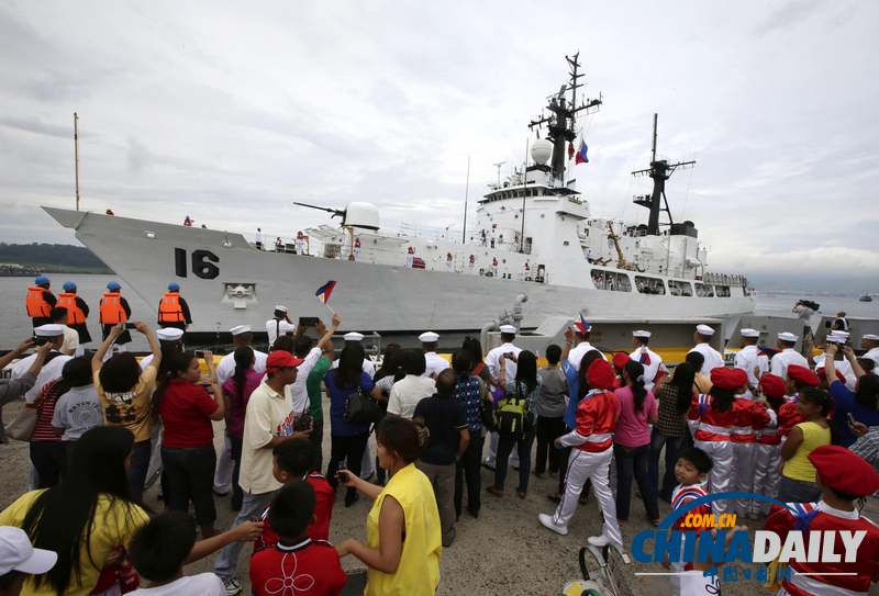 菲律宾海军第二艘购自美国“汉密尔顿级”巡逻舰抵菲（组图）