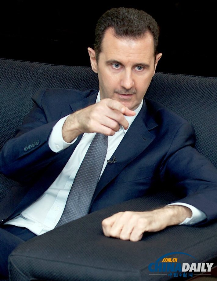 叙总统接受法媒专访 警告军事打击将引发地区战争（组图）