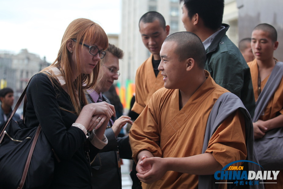 少林武僧继2009年后再次参加俄罗斯国际军乐节（组图）