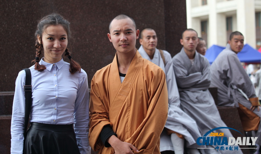 少林武僧继2009年后再次参加俄罗斯国际军乐节（组图）