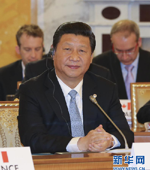 习近平在二十国集团领导人第八次峰会第一阶段会议上的发言