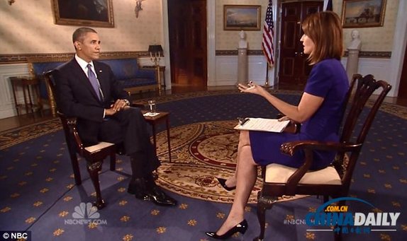奥巴马称妻子反对对叙动武 酝酿非军事手段化解危机