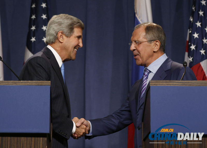 美俄就叙利亚化武问题会谈 克里称外交途径是美国首选