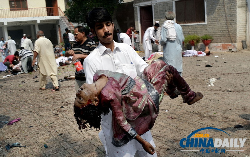 巴基斯坦一教堂遭自杀式爆炸袭击56人丧生