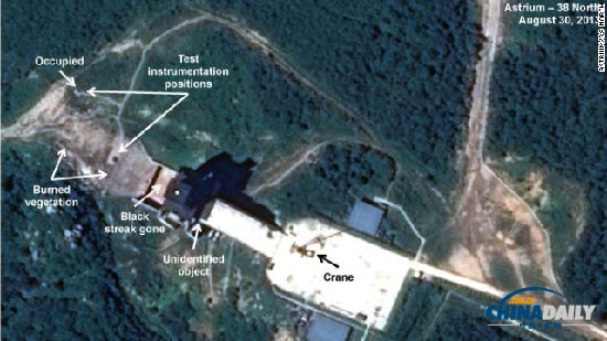 美智库：卫星图片显示朝鲜或已测试远程火箭引擎