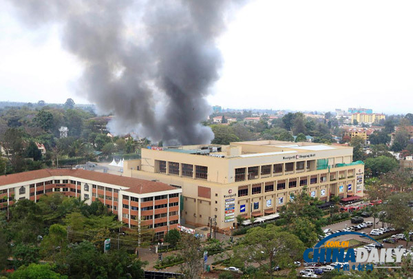肯尼亚总统宣布战胜恐怖分子 事件共致72人死亡