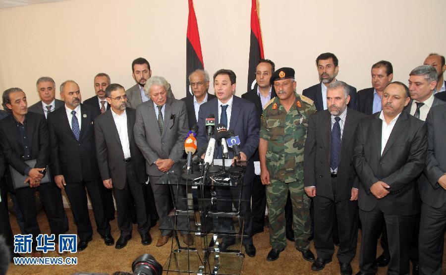 利比亚媒体播总理抵达办公室画面 稍后就绑架事讲话