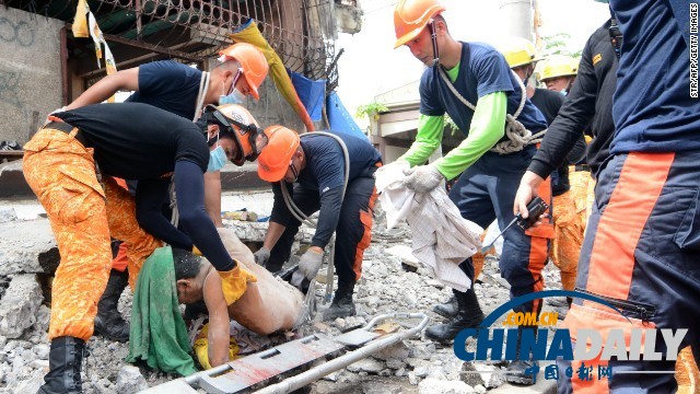 7.2级强震袭击菲律宾 超过30人遇难