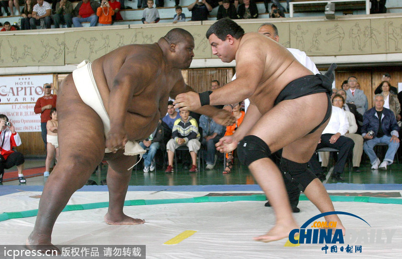 世界最胖运动员体重326公斤 凭臃肿身材称霸相扑界