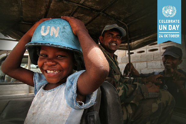 联合国迎来68岁生日 倡议全球为和平、发展和人权努力