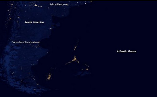 NASA太空卫星图上的神秘光点系渔船