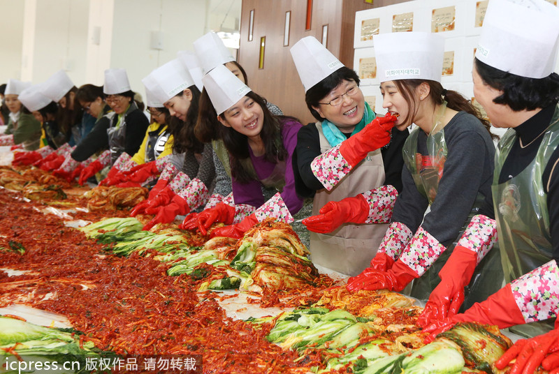 韩国为申遗拟将泡菜中文名改为“辛奇”（图）