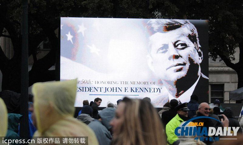 美国达拉斯首度大规模纪念肯尼迪遇刺50周年