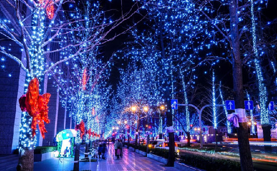 亚洲最大“光之盛宴”活动大阪开幕 将打造光瀑布